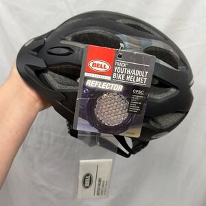 Bell Track Bike Helmet Matte Black Youth Adult Universal Fit 53-60cm 1020901 NEW